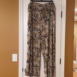 New Direction animal print poly/spandex